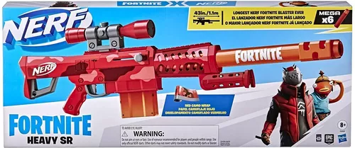 Brinquedo Lançador De Dardos Nerf Fortnite Sniper Pesada na