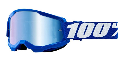 Antiparra 100% Motocross Strata 2 Niño Azul Solomototeam