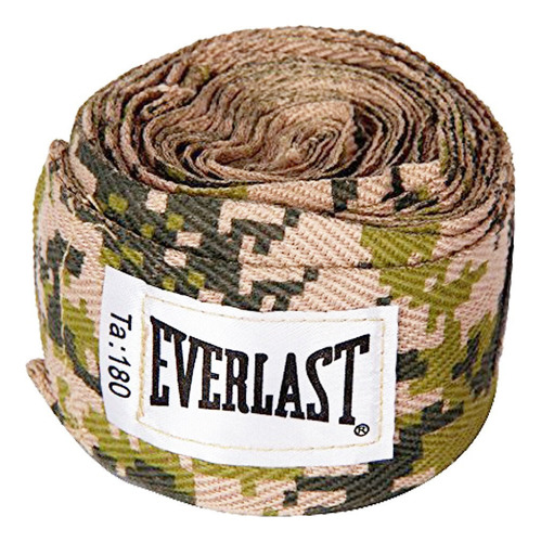 Par De Vendas Everlast Boxeo Camuflada Velcro 4,50m - El Rey