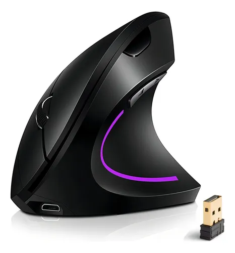 Mouse Ergonomico Vertical Inalambrico 2.4g Recargable Usb Co