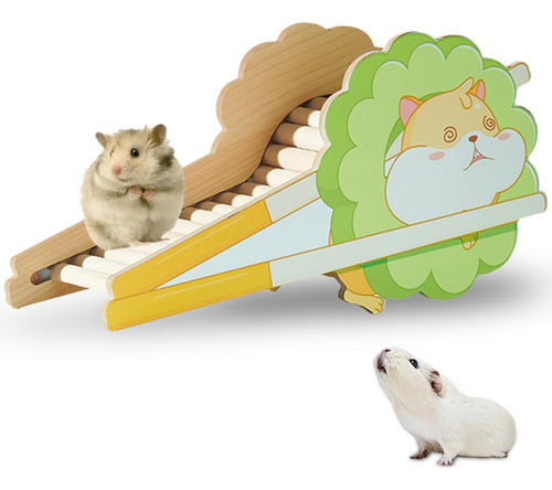Casa De Madera Para Hámster, Cabaña Para Mascotas Estilo D