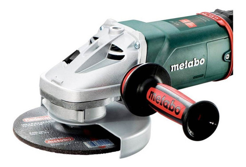 Amoladora angular Metabo WE 24-180 MVT de 50 Hz/60 Hz color verde 1600 W 220 V - 240 V + accesorio