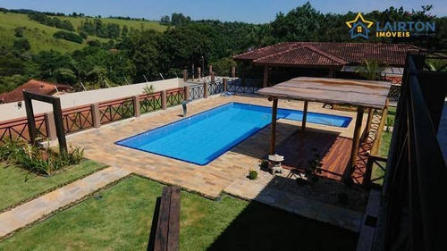 Chácara Com 6 Dormitórios À Venda, 1900 M² Por R$ 1.400.000 - Vale Dos Pinheiros - Atibaia Sp - Ch1254