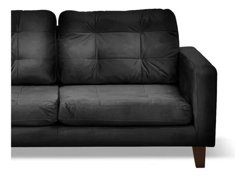 Sofa Chaiselong Derecho Napoles Tela Velvet - Latam Home