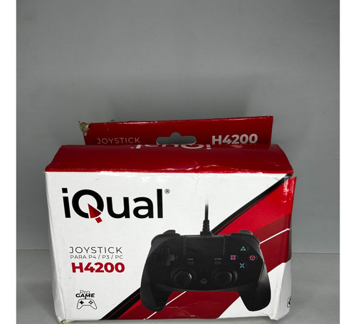 Joystick Gamepad Iqual H4200 Touch Share Pc Ps3 Ps4 Negro (Usado)