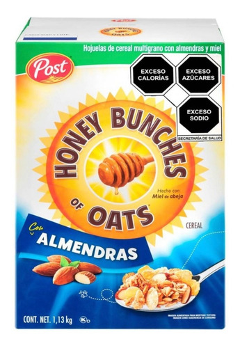 Cereal Post Honey Bunches Of Oats Con Almendras De 1.13 Kg