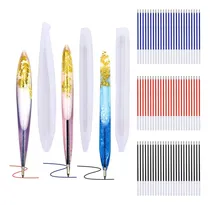 Comprar Moldes De Silicon Para Boligrafos De Resina - Kit Completo