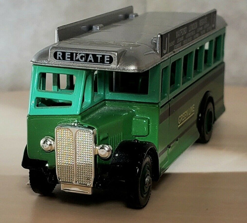 Omnibus Ingles Vintage Lledo 1932 Aec Regal Green Line 1/76