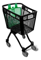 Comprar Carro Canasto Chango Supermercado Plasico Ruedas 360 Sufin 