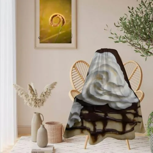 Manta De Franela Con Diseño Divertido De Crepas Y Panqueques