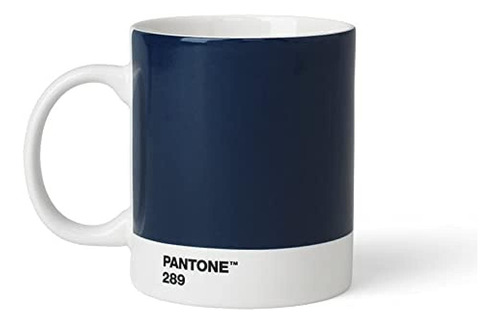 Tazas De Porcelana Pantone 375 Ml, Porcelana, Azul Oscuro 28