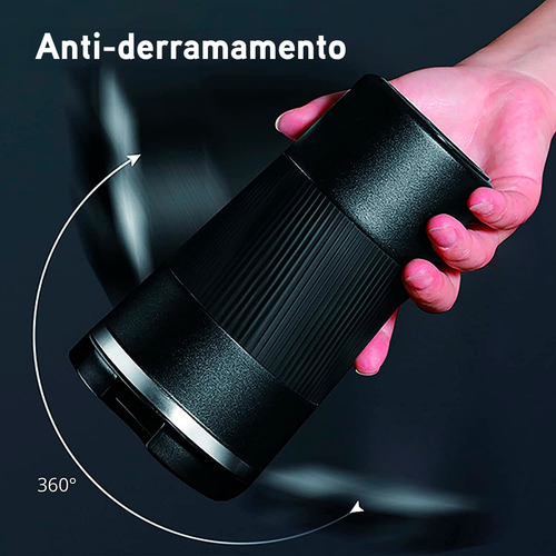 Caneca Copo Térmico Tampa Dapon Aço Inox Quente E Frio 510ml Verde Militar Lisa