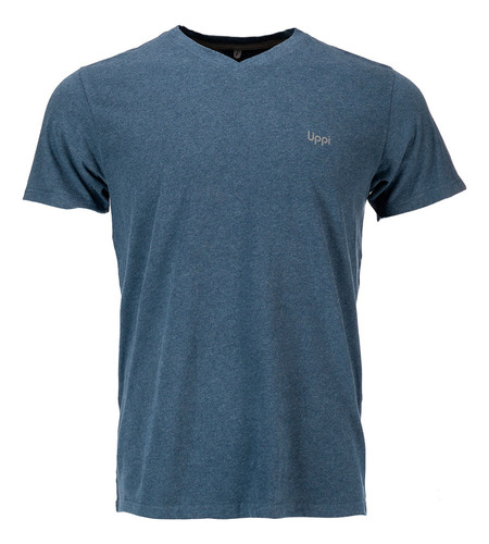 Polera Hombre Montserrat Cotton T-shirt Melange Azul Lippi