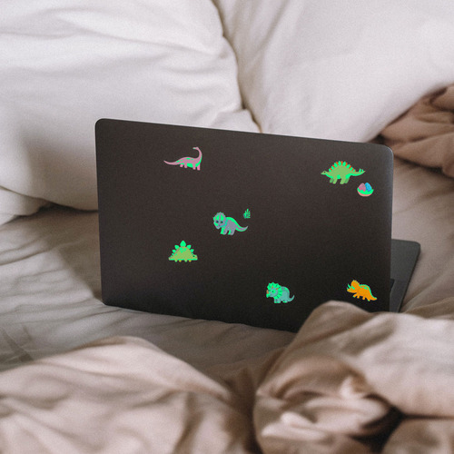 Adhesivo Con Estampado De Dinosaurios Que Brillan En La Oscu