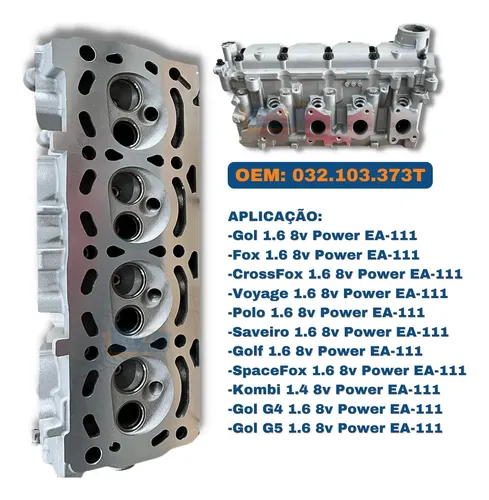 WEST① Cabeçote Do Spacefox 1.6 8v Power Ea-111 032103373t Peça Nov