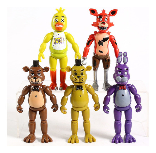 Lote De 5 Figuras De Acción Five Nights At Freddy's