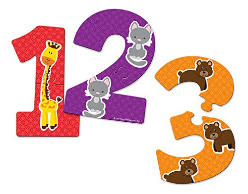Learning Resources Number Puzzle Cards Early