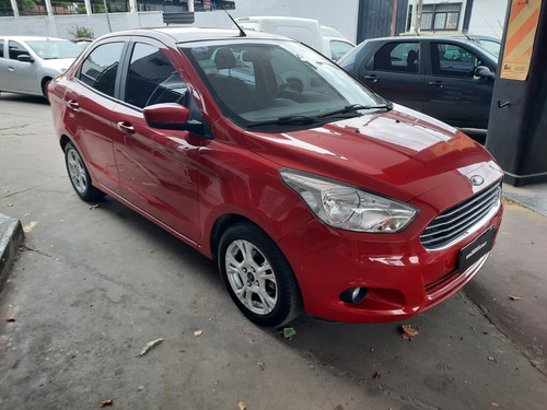 Ford Ka 1.5 Sel 4 Puertas Baul Gnc Rojo Cuotas Permuto Aire