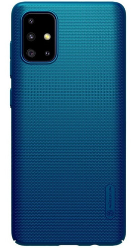 Capa Galaxy A71 - Nillkin Fosca Anti Impacto + Kickstand Cor Azul