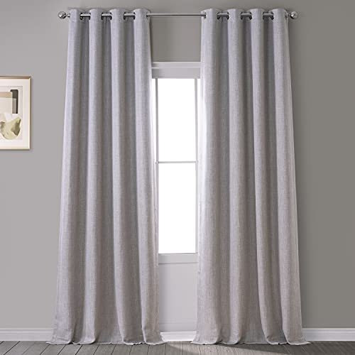 Hpd Half Price Drapes Boch-ln1858-120-gr - Cortina De Lino S