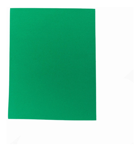 Foamy Tamaño Carta Color Verde Bandera  24 Hojas