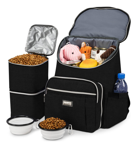 Baglher Mochila De Viaje Para Perros  Contenedor De Comida