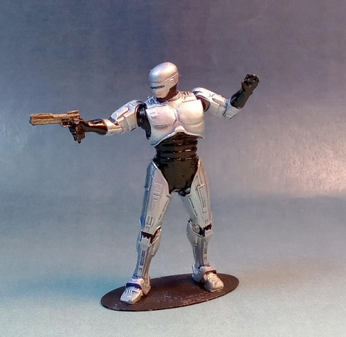Pack Figuras Robocop & Terminator T800 1:24 Impresión 3d Sla
