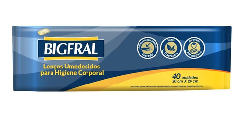 Imagem 2 de 3 de Kit Toalha Umedecida Bigfral 640 Unidades
