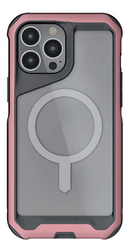 . Funda Ghostek Atomic Para iPhone 13 Pro Max Rosa Aluminio