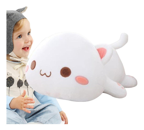 Lindo Gatito De Peluche Almohadilla / Almohada Kawaii 35 Cm