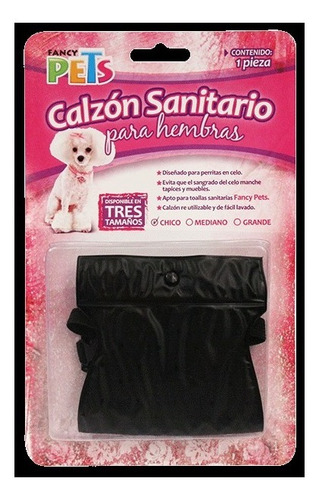 Calzón Sanitario Para Hembra Chico Fancy Pets