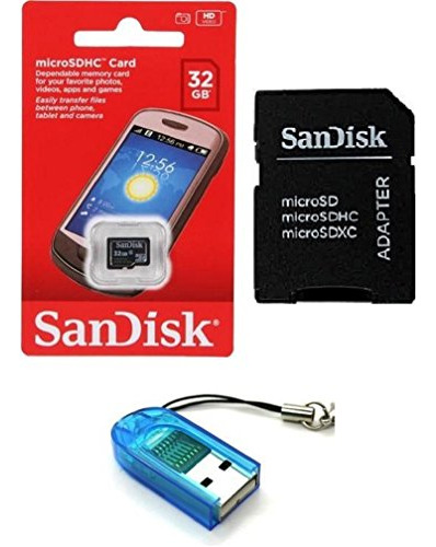 Sandisk 32gb Class 4 Microsdhc Microsd C4 Tf Tarjeta De Memo