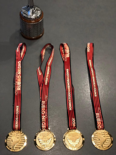 Pack Com 4 Medalhas Flamengo Campeão Libertadores 2019