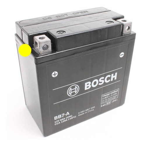 Bateria Yb7-a Bosch De Gel Suzuki En125 Gn125 Gs400 Guerrero