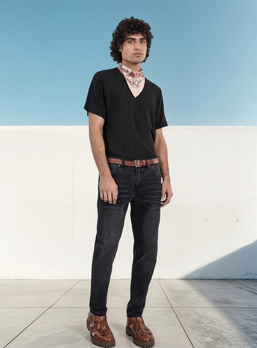 Jean Key Biscayne Standard Black Borobudur Negro I25