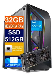 Pc Gamer Cpu I5 12400f / Ssd 512gb, 32gb Ddr4, Rtx 3060 12gb