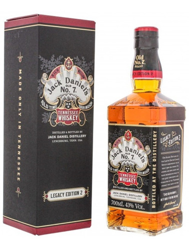 Imagen 2 de 2 de Whisky Jack Daniels Old No.7 1 Litro Legacy Edition 2