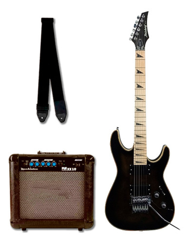 Guitarra Strinberg Sgs250 Sgs-250 Tbk Kit Amp E Corr Ofert