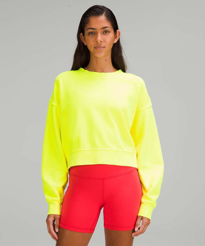 Sudadera Lululemon Perfectly Oversized Cropped Crew Talla 6 (Usado)