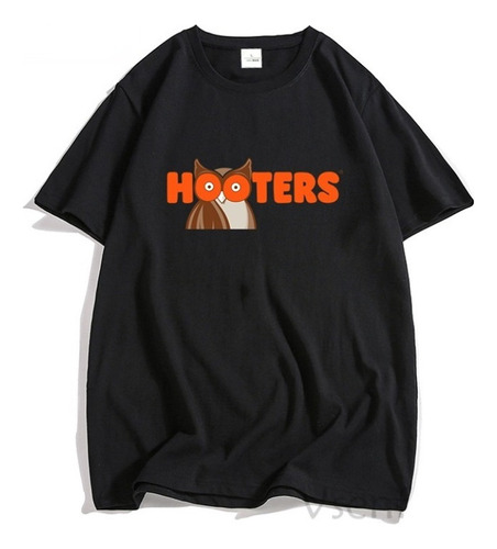 Playera De Manga Corta Con Estampado De Hooters Famboy