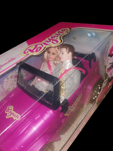 Carro Control Convertible Muñeca Jeep Playa Tipo Barbie Ken