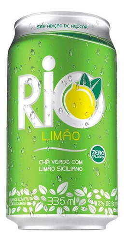 Chá Verde com Limão Siciliano Zero Rio Lata 335ml