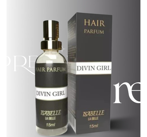 Perfume De Cabelo Divin Girl 15ml Fragrância Floral E Moderna Isabelle La Belle