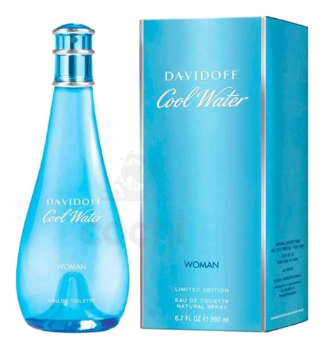 Perfume Davidoff Cool Water Woman 200ml Original