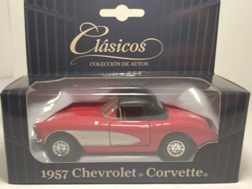 Chevrolet Corvette 1957  Escala  1:36  Marca Welly Rosario