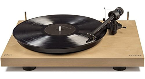 Tocadiscos De Madera Dura Crosley C10a-na Con Motor Sincron