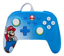 Comprar Powera Enhanced Wired Controller Mario Pop Art Switch Color Azul