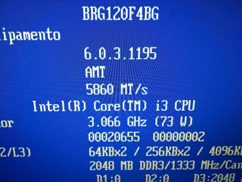 Processador Intel I3-540 Lga 1156 (Usado)