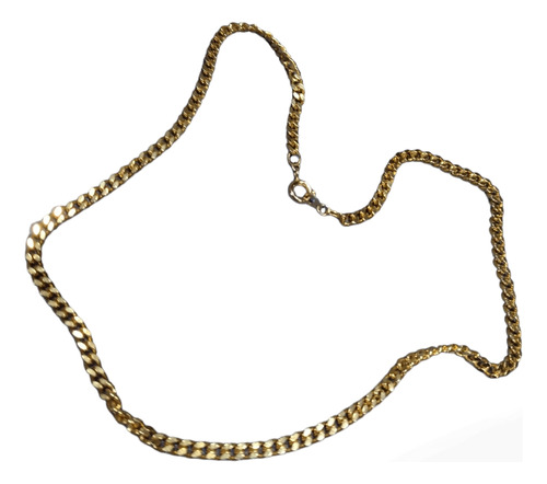 Collar Cadena Enchapada En Oro (42 Cm)