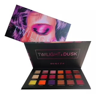 Paleta De Sombras Twilight & Dusk 18 Tonos Alta Pigmentación